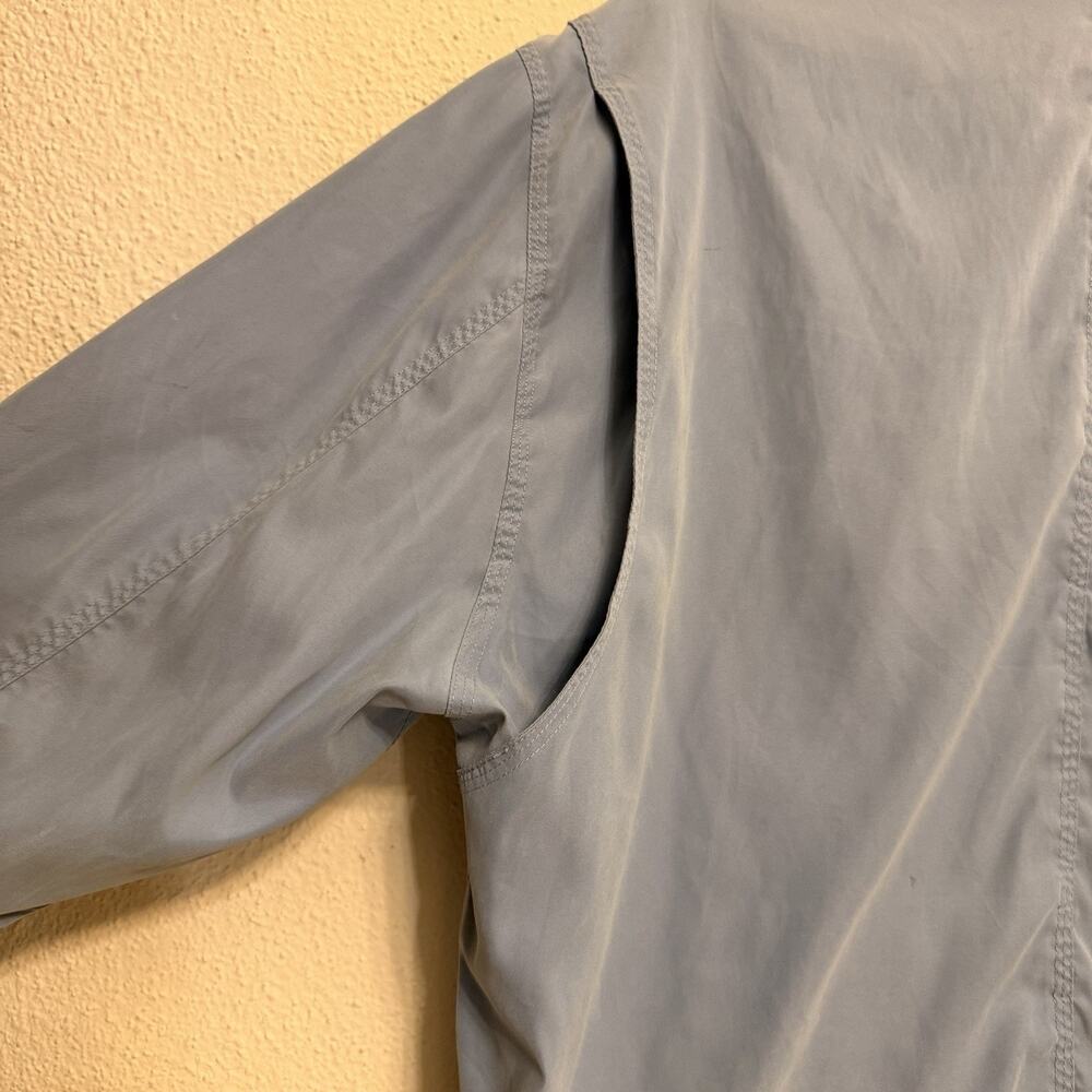 Vintage Folio New York Saks Fifth Avenue Blue Zip Up Jacket Mens L Harrington - Picture 7 of 16